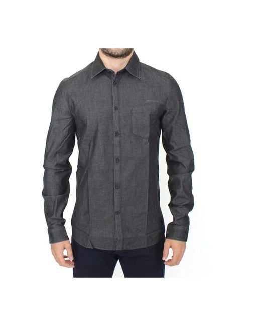 Ermanno Scervino Gray Casual Shirts for men