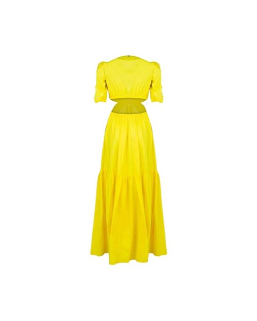 Twin Set Yellow Maxi Dresses