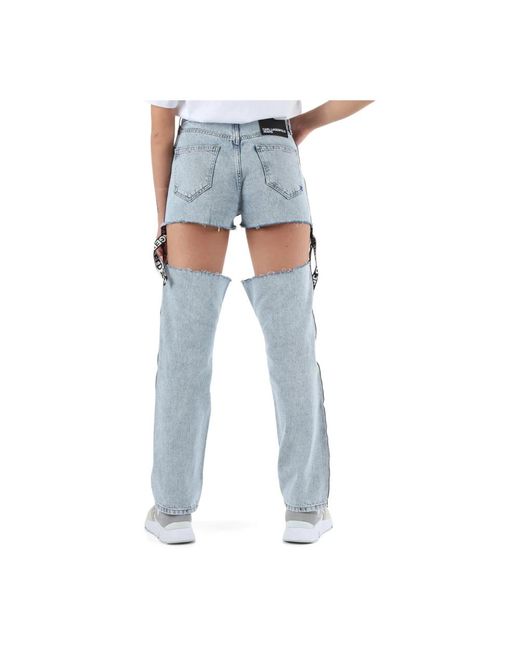 Karl Lagerfeld Blue Wandelbare 2-in-1 jeans