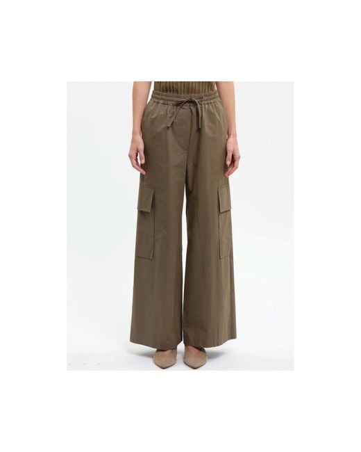 Wide Trousers Margaux Lonnberg en coloris Green