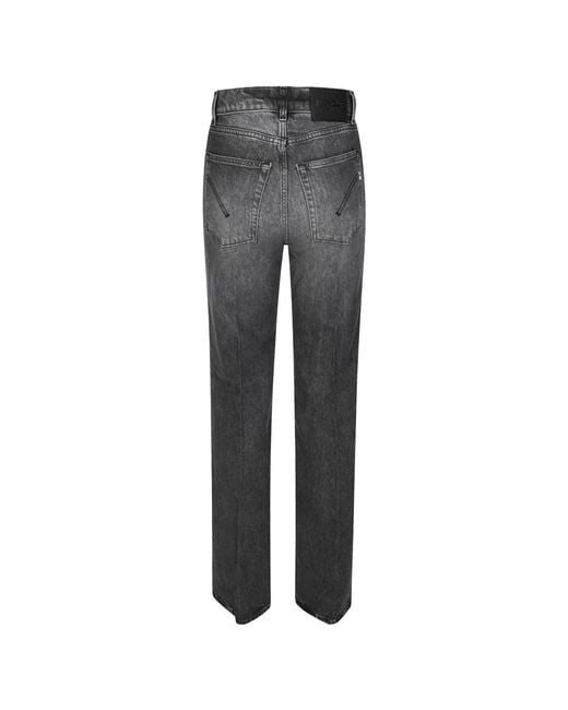Straight Jeans Dondup en coloris Gray