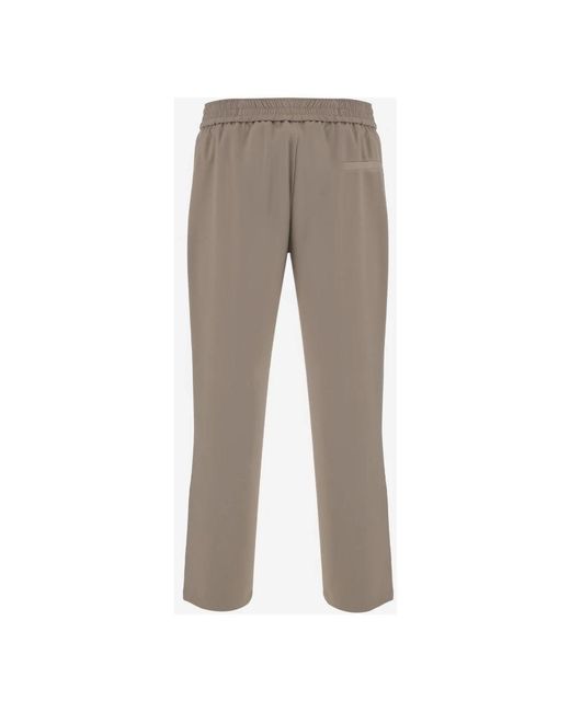 Just Cavalli Gray Straight Trousers for men