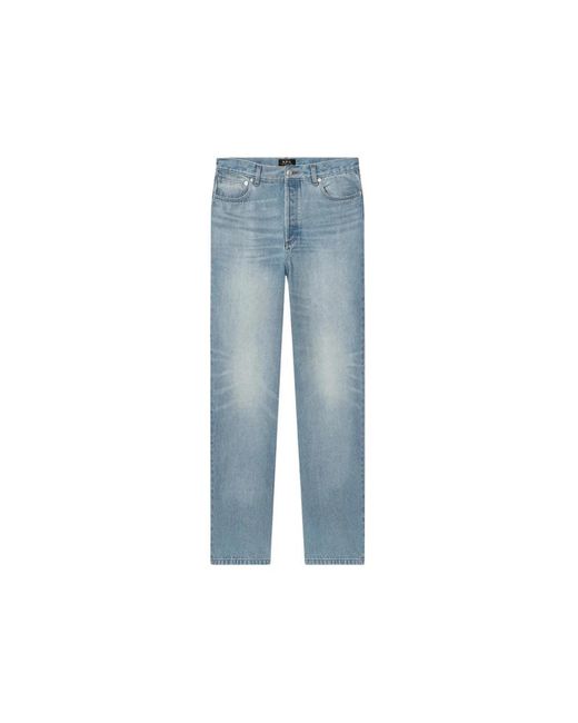 A.P.C. Jeans ,Blauw ,Katoen Pantalone Jeans 100% Cotone in het Blue voor heren