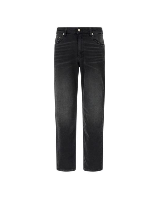 Department 5 Black Loose Fit Jeans for men