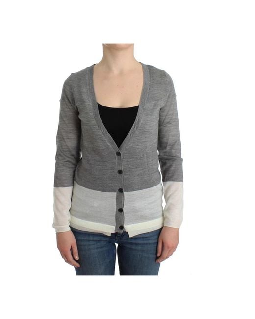 CoSTUME NATIONAL Gray Cardigans