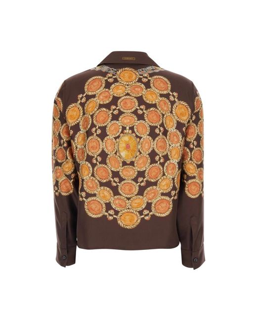 Shirts Versace de color Brown