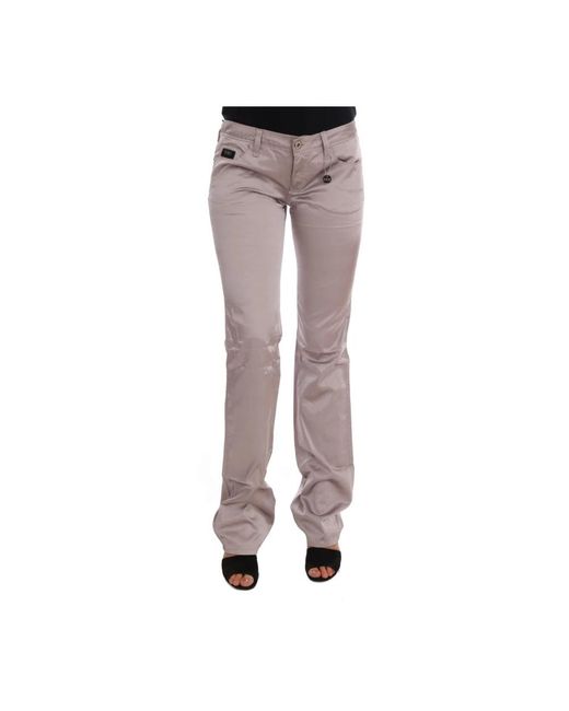 CoSTUME NATIONAL Gray Slim-fit trousers