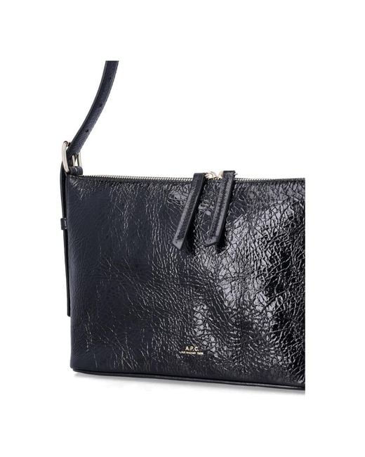 A.P.C. Black Shoulder Bags