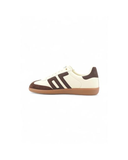 Back70 Schoenen ,Bruin ,Leer Cloud Sneaker in het Metallic voor heren