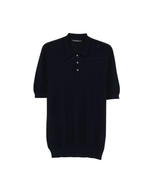 Tagliatore Blue Polo Shirts for men