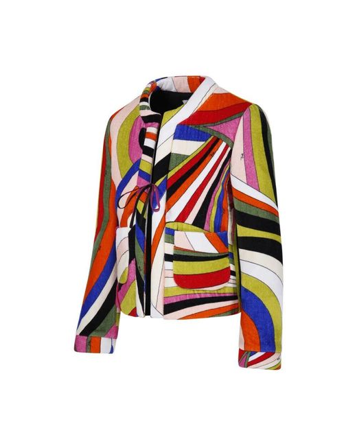 Light Jackets di Emilio Pucci in Red