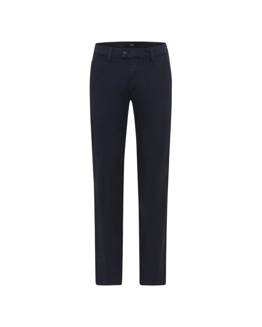 Brax Broeken ,Blauw ,Katoen Thilo Flatfront Broek in het Blue voor heren