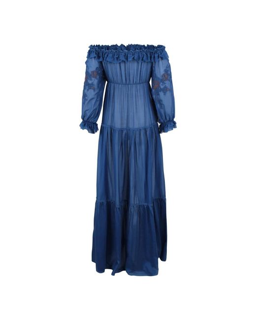 Ermanno Scervino Blue Maxi Dresses