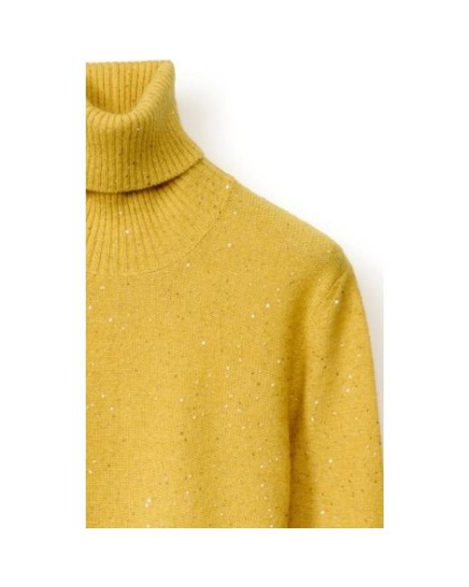Fabiana Filippi Yellow Turtlenecks