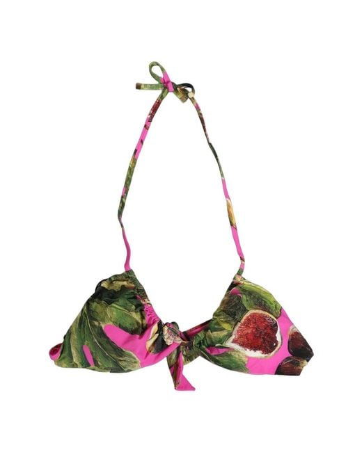 Dolce & Gabbana Purple Bikinis