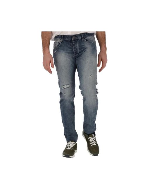 Armani Exchange Regular Fit Jeans in het Blauw voor heren | Lyst BE