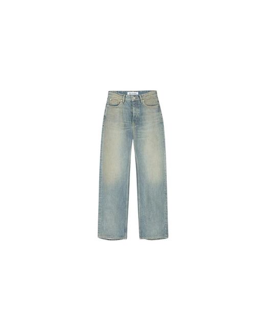 Won Hundred Blue Wide Jeans for men