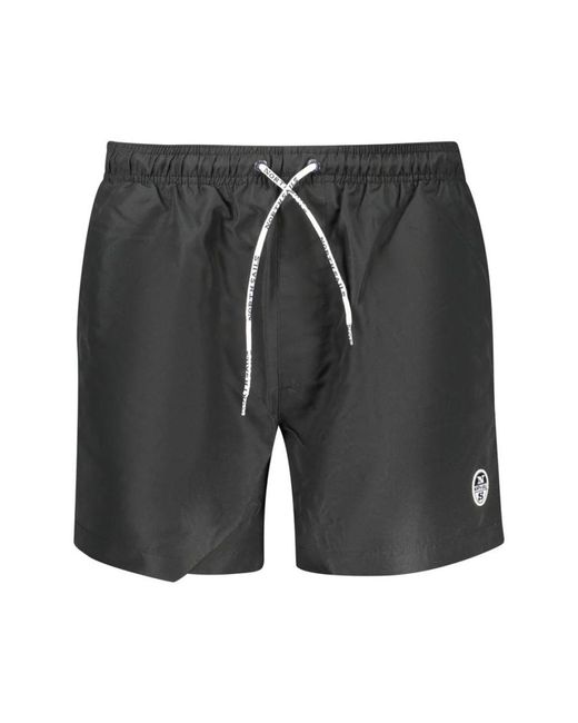 North Sails Badmode ,Zwart ,Polyester Swim Boxer in het Gray voor heren