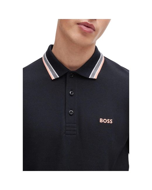 Boss Paddy 10241663 01 polo shirt in Black für Herren