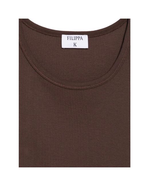 Filippa K Sleeveless Top in het Brown