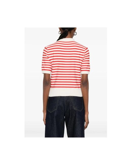 A.P.C. Red Polo Shirts