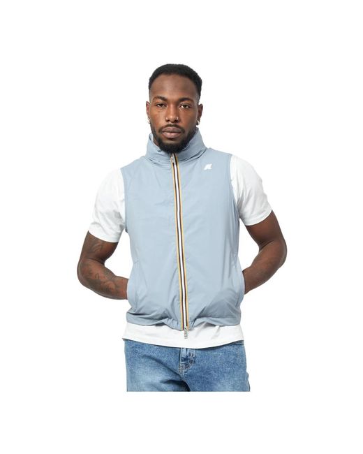 Vests di K-Way in Blue da Uomo