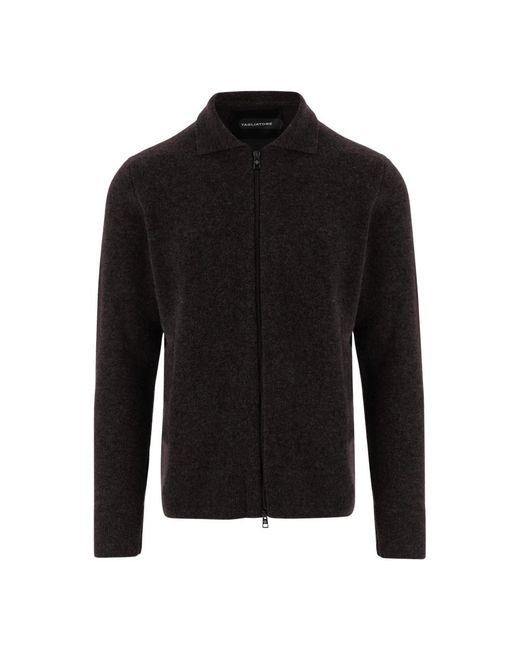 Tagliatore Black Cardigans for men
