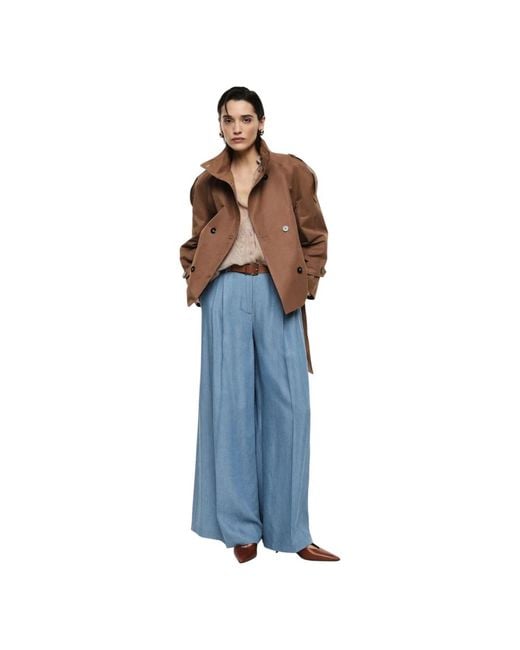 Imperial Blue Wide Trousers