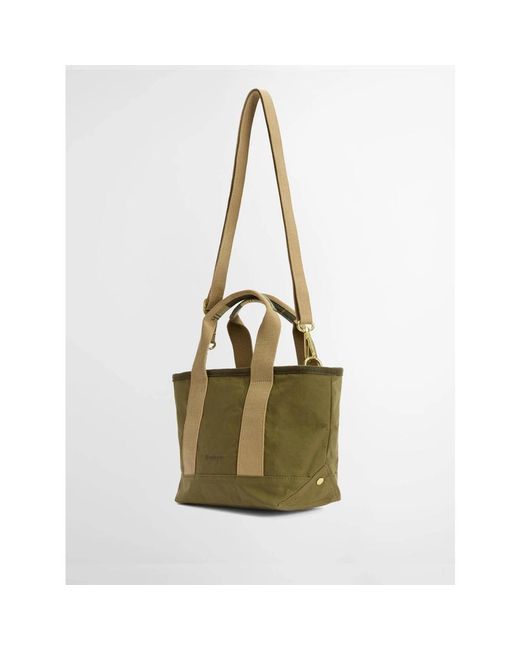 Barbour Green Shopping Bags