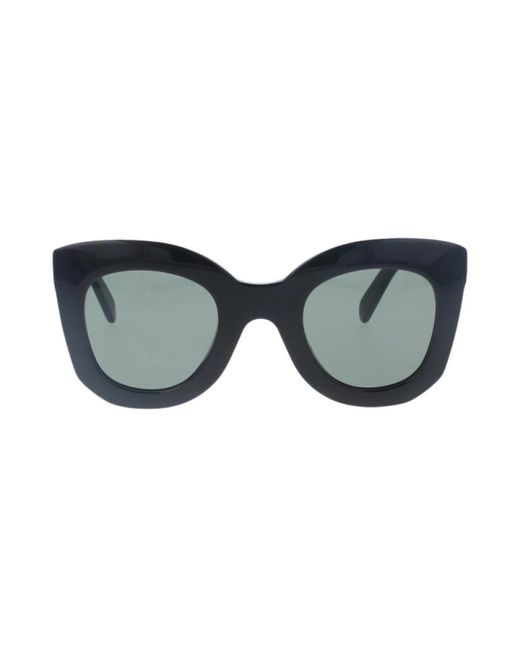 Céline Black Klassische schwarze sonnenbrille