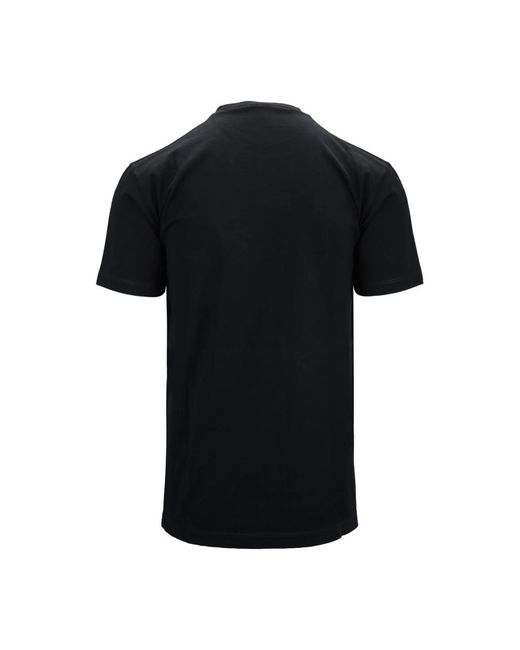 DSquared² Tops ,Zwart ,Katoen Slip-On T-Shirt Met Glitter in het Black voor heren