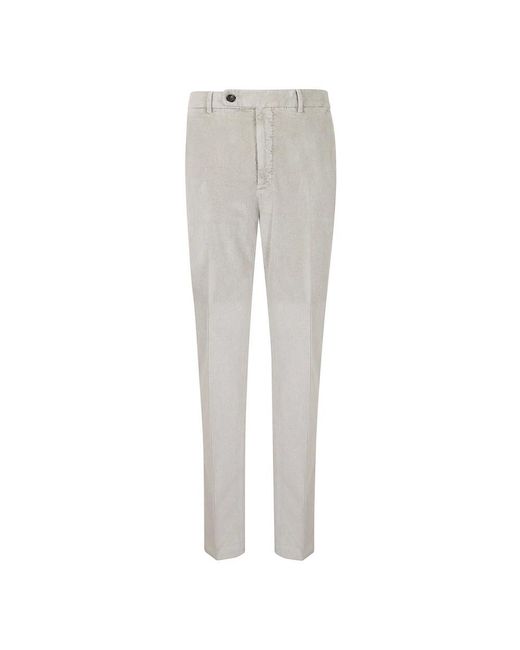 Incotex Gray Slim-Fit Trousers for men