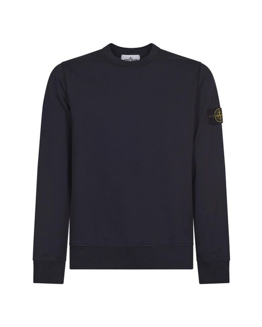 Round-Neck Knitwear Stone Island de hombre de color Blue