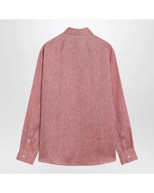 Brunello Cucinelli Pink Casual Shirts for men