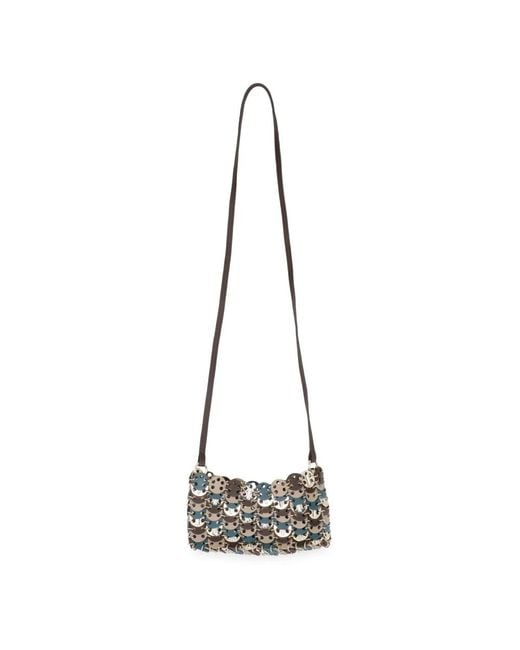 Rabanne Natural Cross Body Bags