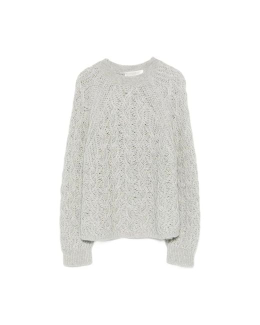 Antonelli Round-Neck Knitwear in het Gray
