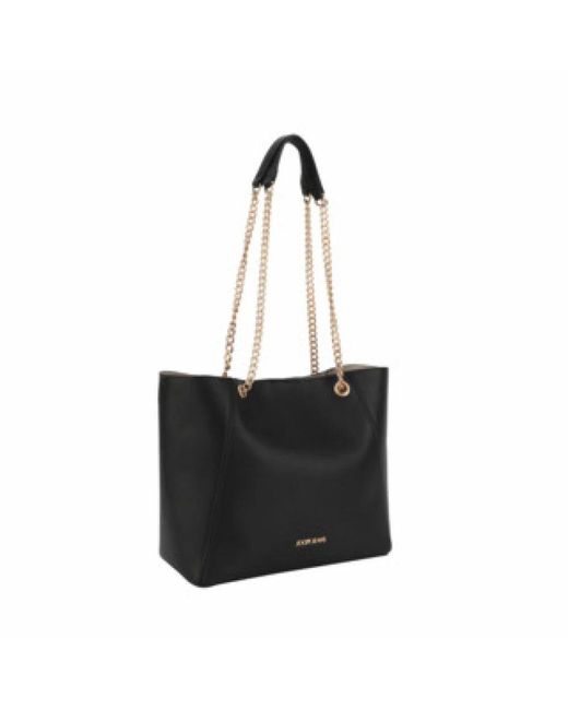 Joop! Black Schwarze Pu Shopper Tasche Singolo Kollektion