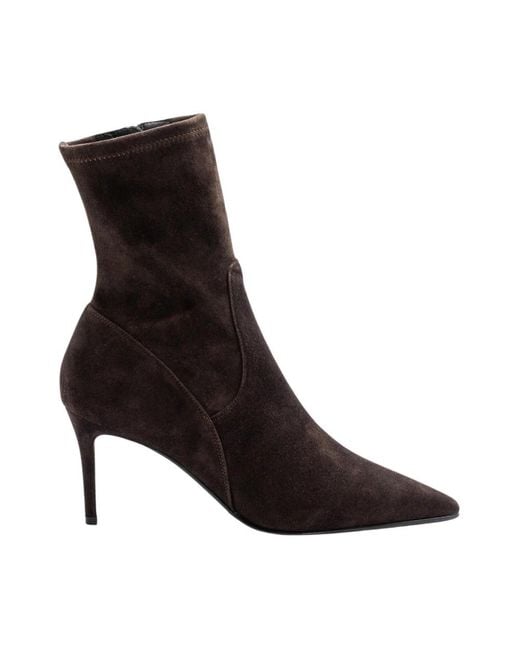 Lella Baldi Black Heeled Boots