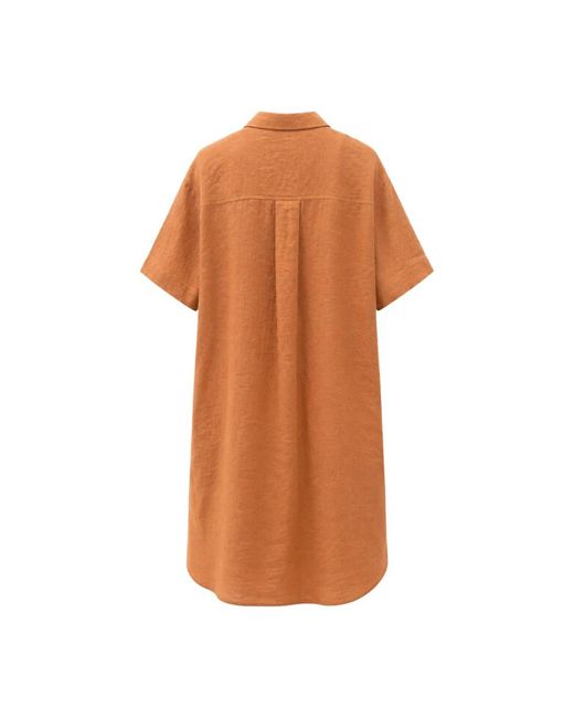 Gran Sasso Brown Shirt Dresses
