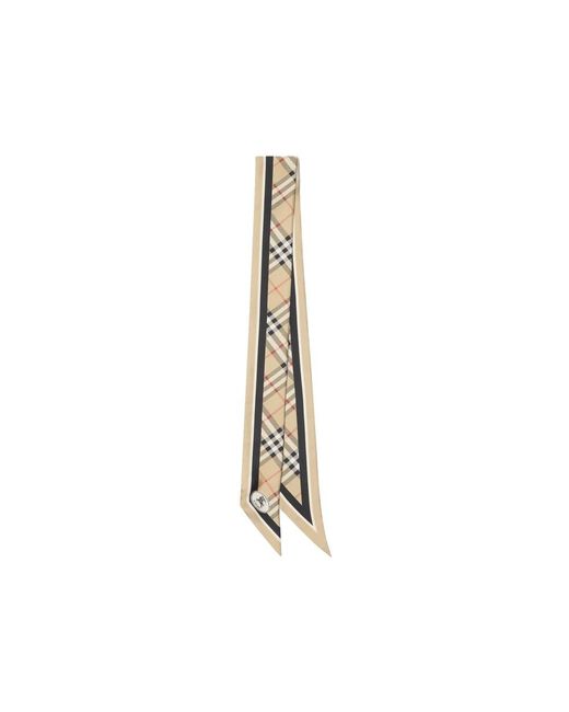 Burberry Metallic Silk Scarves