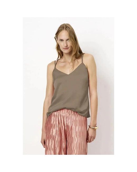 Dante 6 Natural Sleeveless Tops