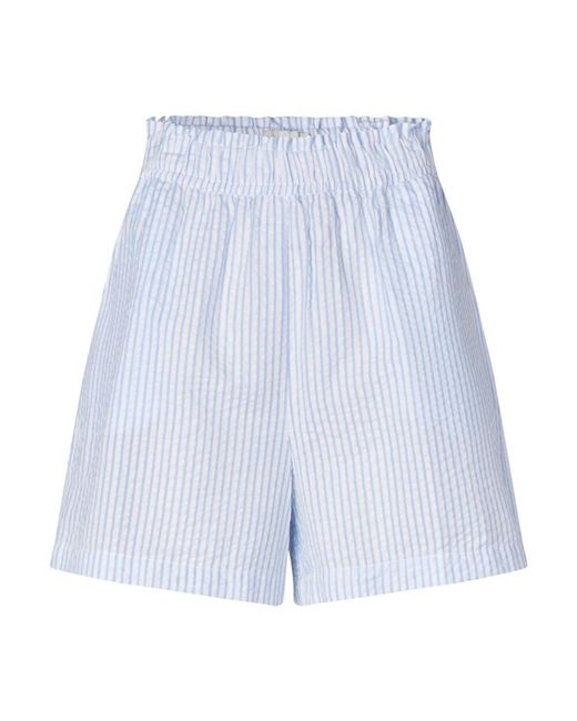 Lolly's Laundry Blue Gestreifte Shorts & Unterwäsche Mit Elastischem Bund