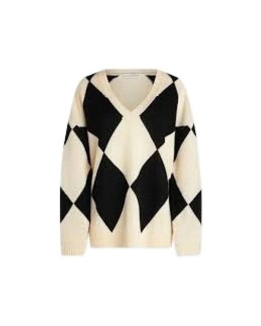 Ballantyne Black V-Neck Knitwear