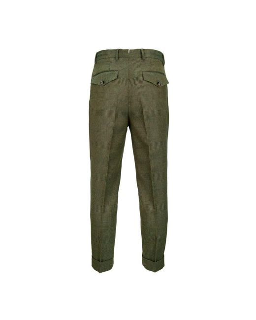 Slim-Fit Trousers di PT Torino in Green da Uomo