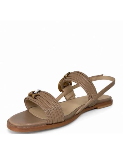 Pinko Brown Flache Sandale