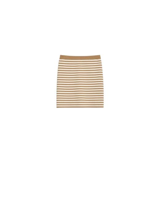 Max Mara Short Skirts in het Natural