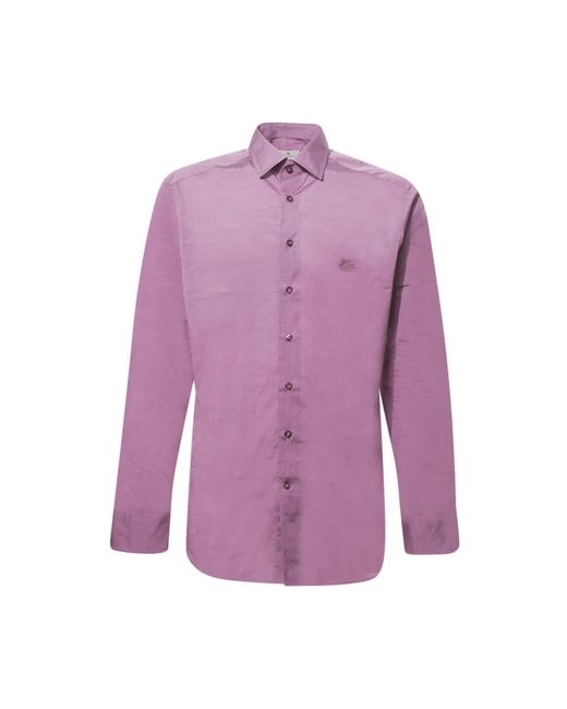 Etro Purple Casual Shirts for men
