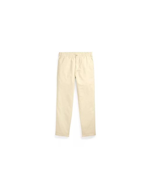 Polo Ralph Lauren Natural Straight Trousers for men