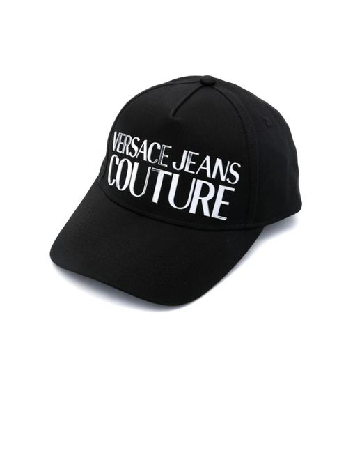 Versace Black Schwarze hüte - stilvolles design