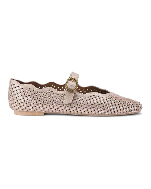 Kurt Geiger Pink Ballerinas